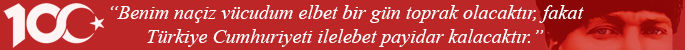 Cumhuriyetimizin 100. yılı kutlu olsun.