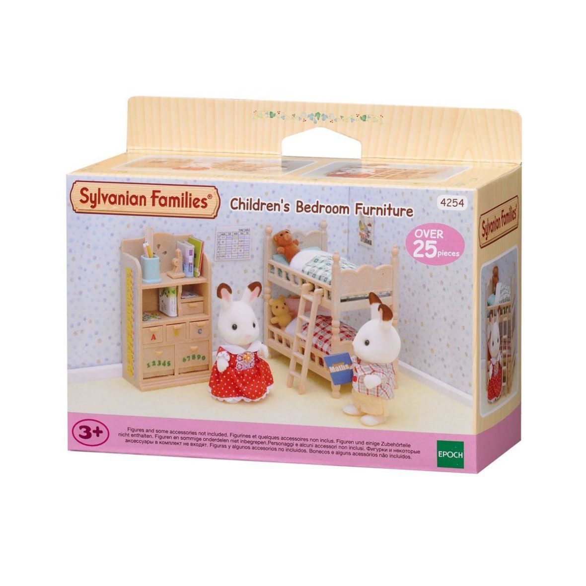 4254 Sylvanian Families Çocuk Odası Mobilyaları figürler ayrı satılır +3 yaş