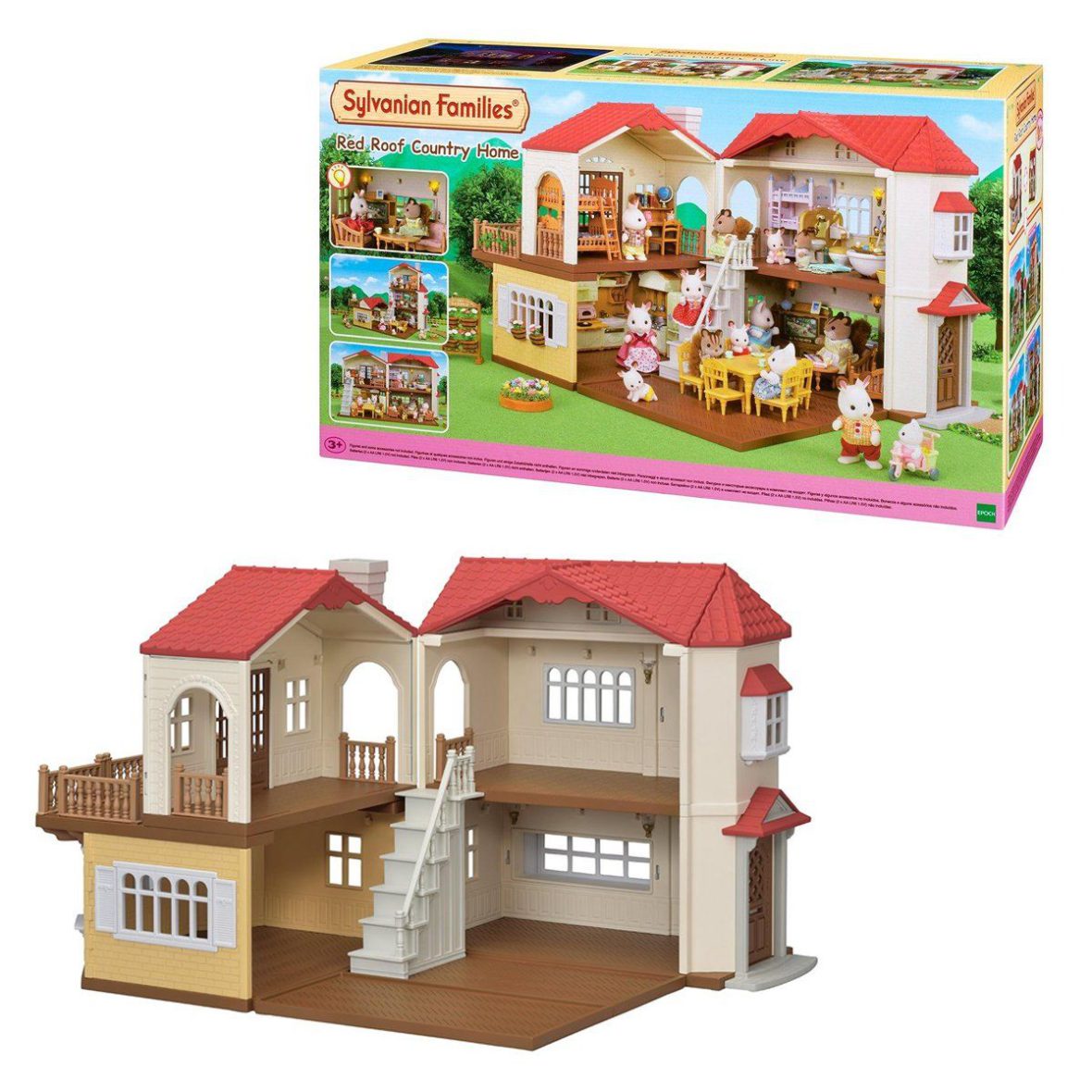 5302 Sylvanian Families, Kırmızı Çatılı Işıklı Şehir Evi / +4 yaş