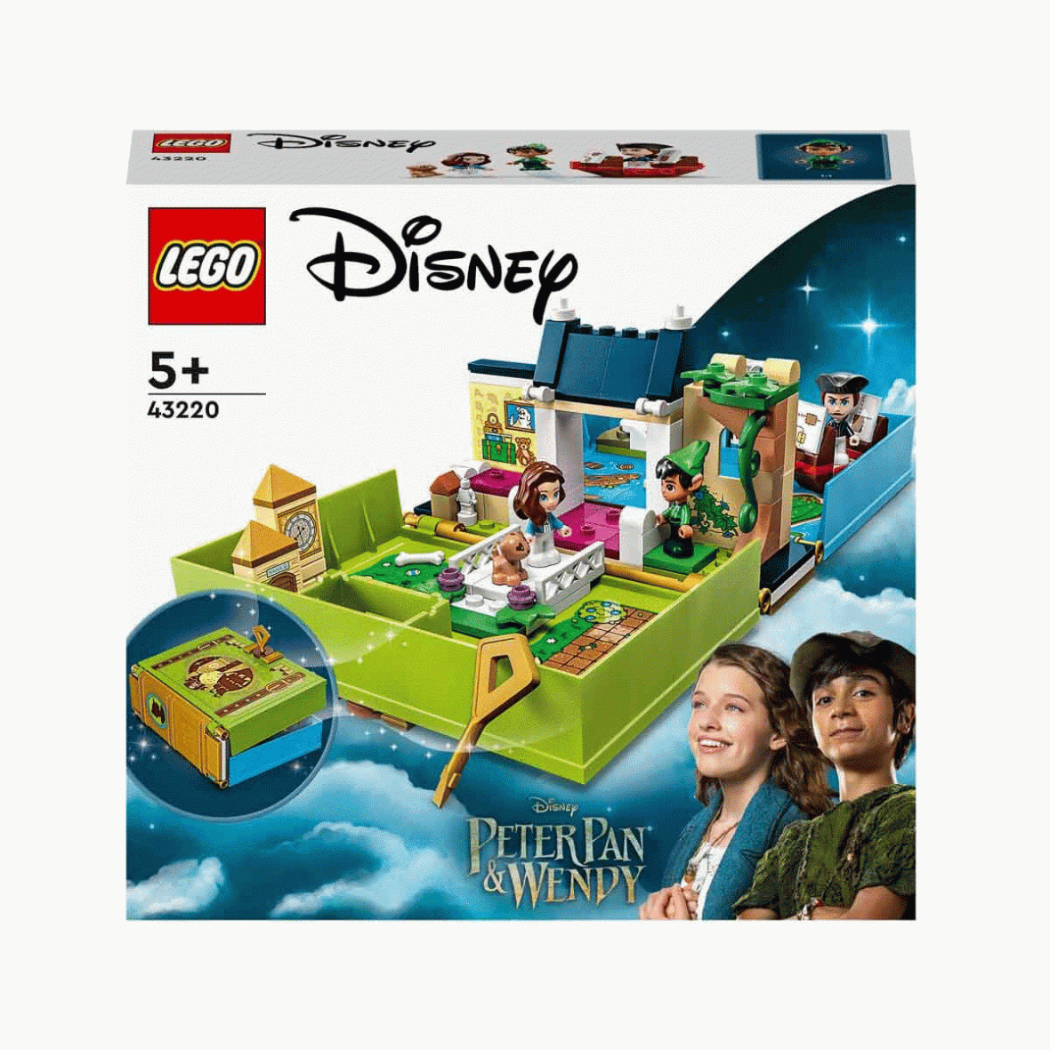 43220 LEGO® Disney™ Peter Pan ve Wendy’nin Hikaye Kitabı Macerası 111 parça +5 yaş