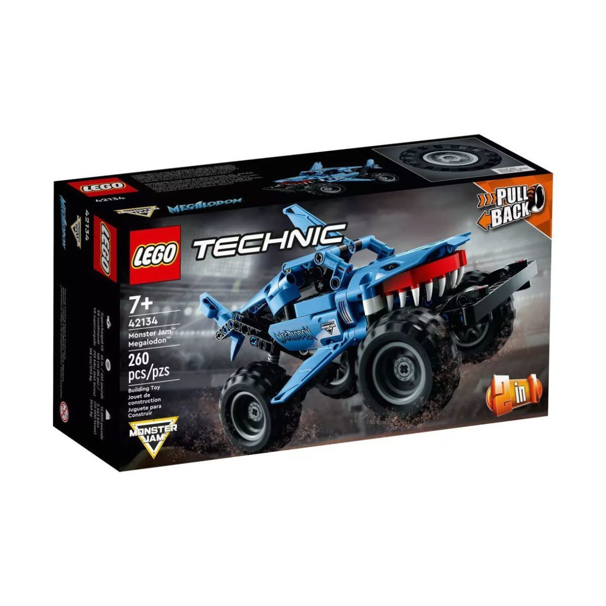 42134 LEGO® Technic Monster Jam™ Megalodon™ 260 parça +7 yaş Özel Fiyatlı Ürün