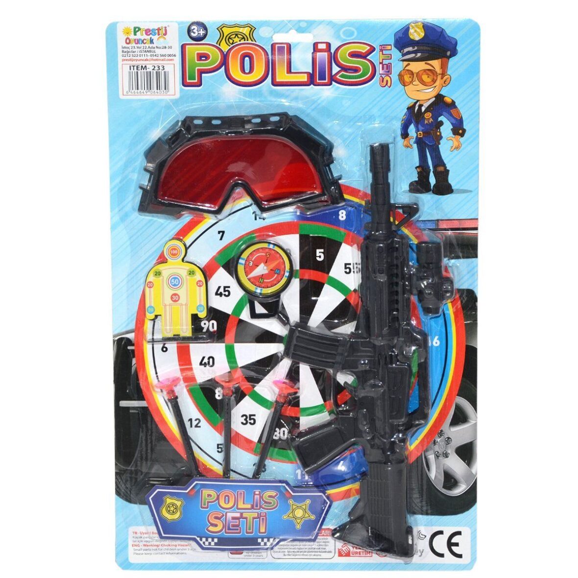 FAB 233 Hedefli Polis Oyun Seti -Prestij