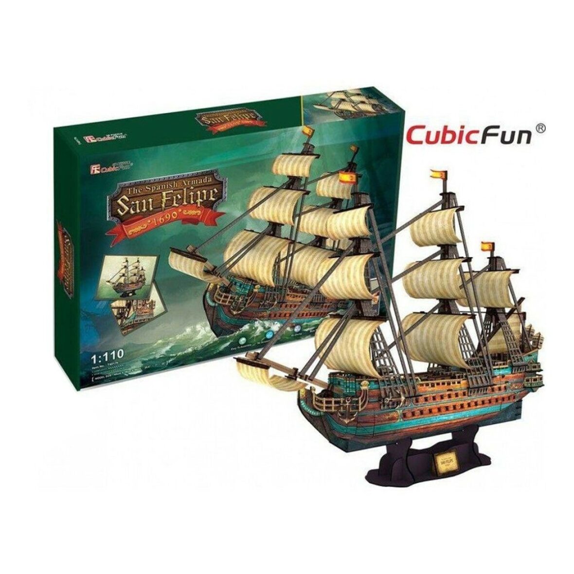 CUB T4017H San Felipe Gemisi 3D Puzzle -Necotoys