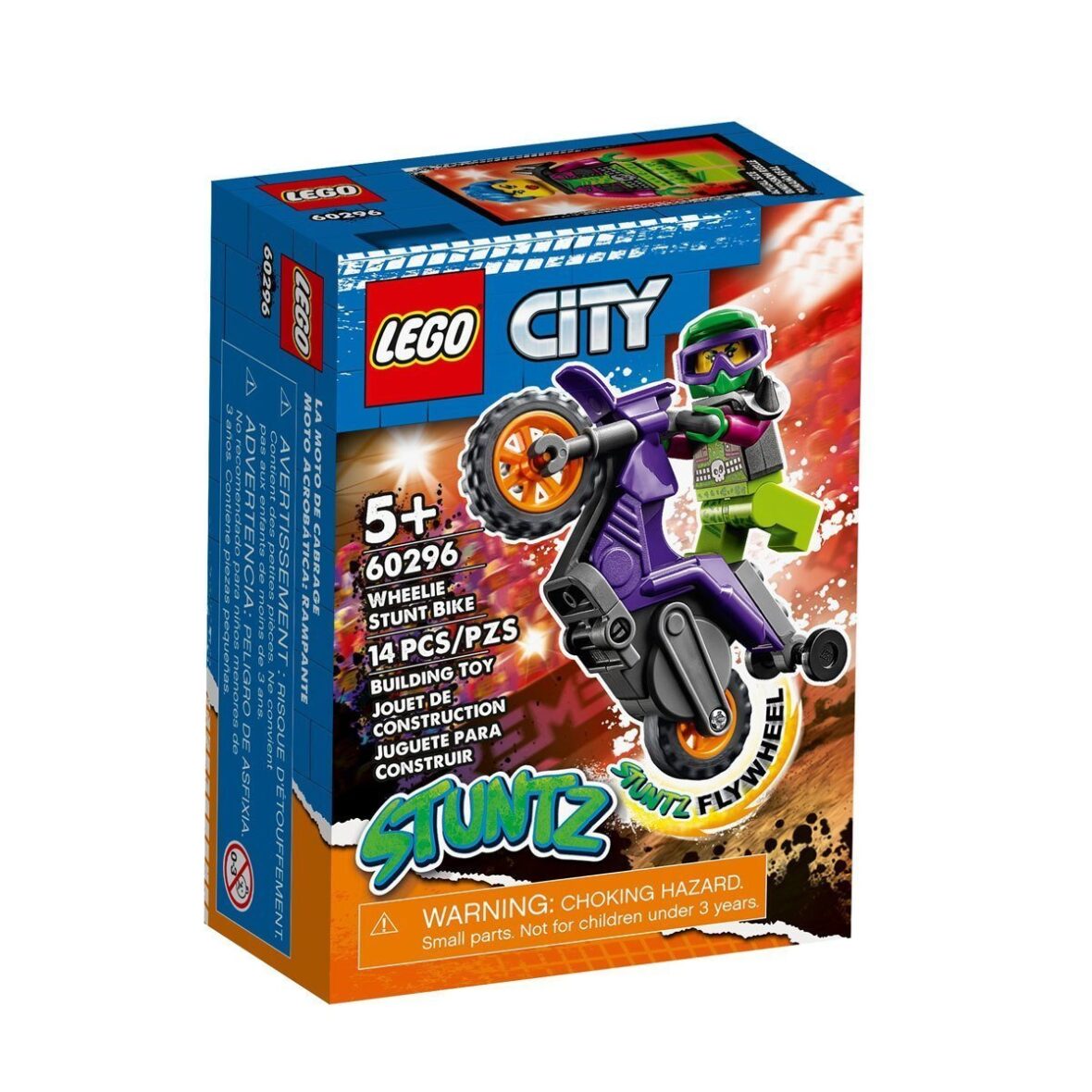 60296 LEGO® City – Wheelie Gösteri Motosikleti, 14 parça, +5 yaş