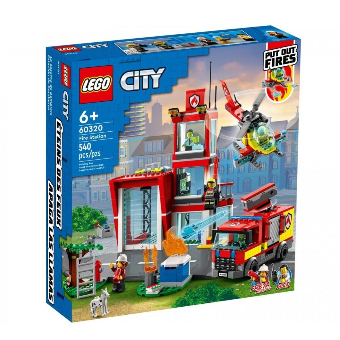 60320 LEGO® City – İtfaiye Merkezi,  540 parça, +6 yaş