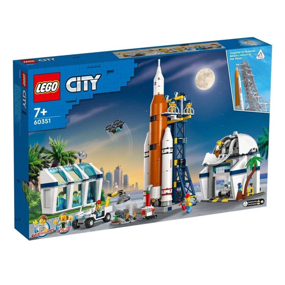 60351 Lego City – Roket Fırlatma Merkezi, 1010 parça, +7 yaş