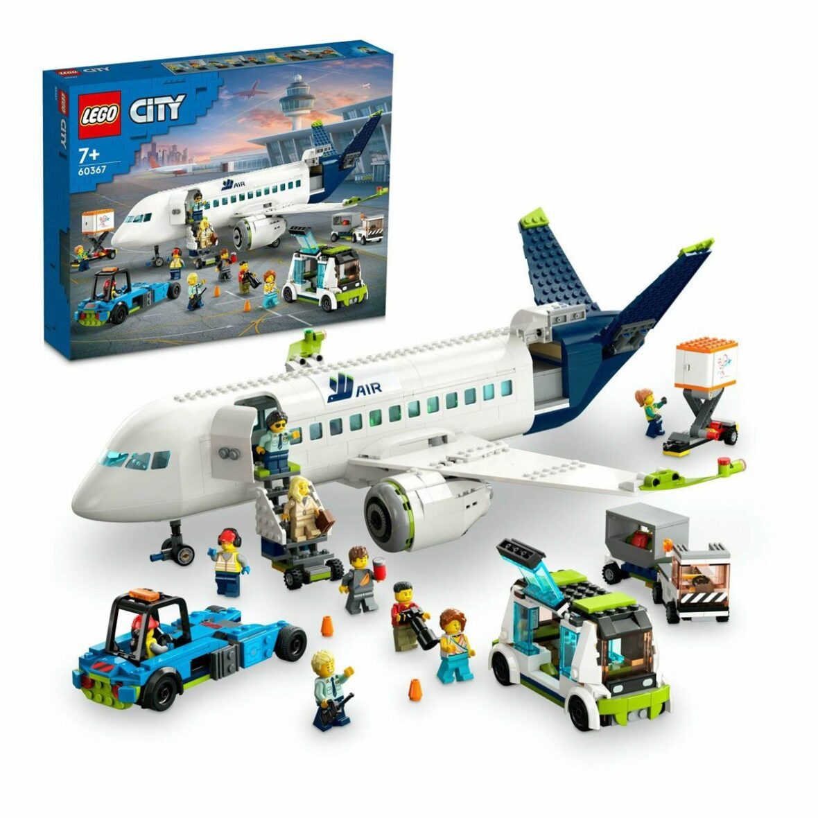 60367 LEGO® City – Yolcu Uçağı 913 parça +7 yaş