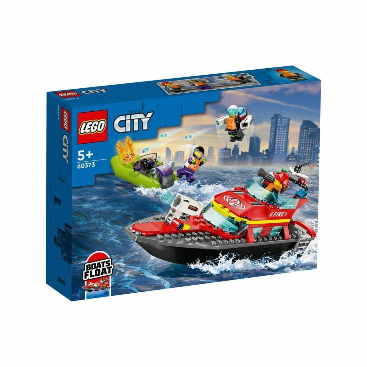 60373 Lego City – İtfaiye Kurtarma Teknesi 144 parça +5 yaş