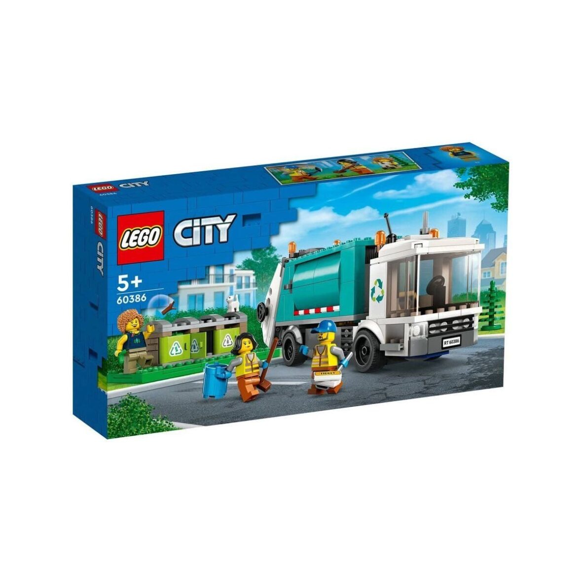 60386 Lego City – Geri Dönüşüm Kamyonu 261 parça +5 yaş