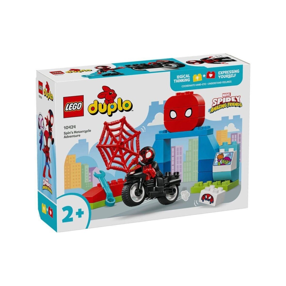 10424 Lego Duplo Spidey Spinin Motosiklet Macerası 24 parça +2 yaş