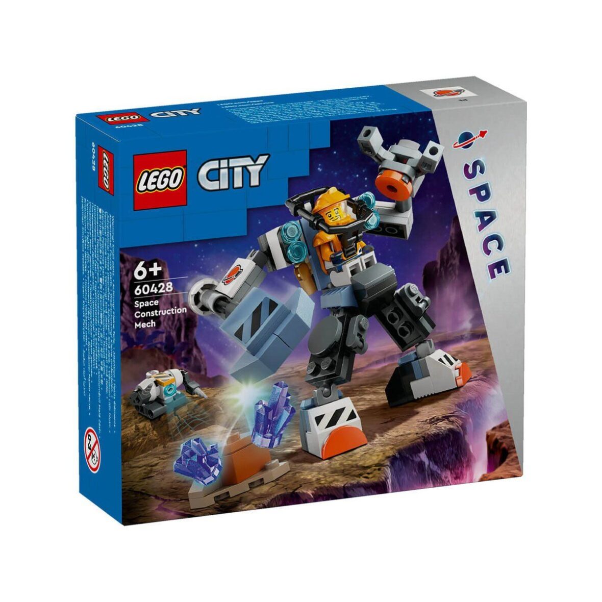 60428 LEGO® City Uzay İnşaat Robotu 140 parça +6 yaş