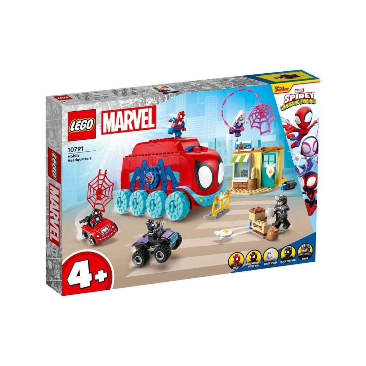 10791 Lego Marvel Spidey – Spidey Ekibinin Mobil Karargahı 187 parça +4 yaş