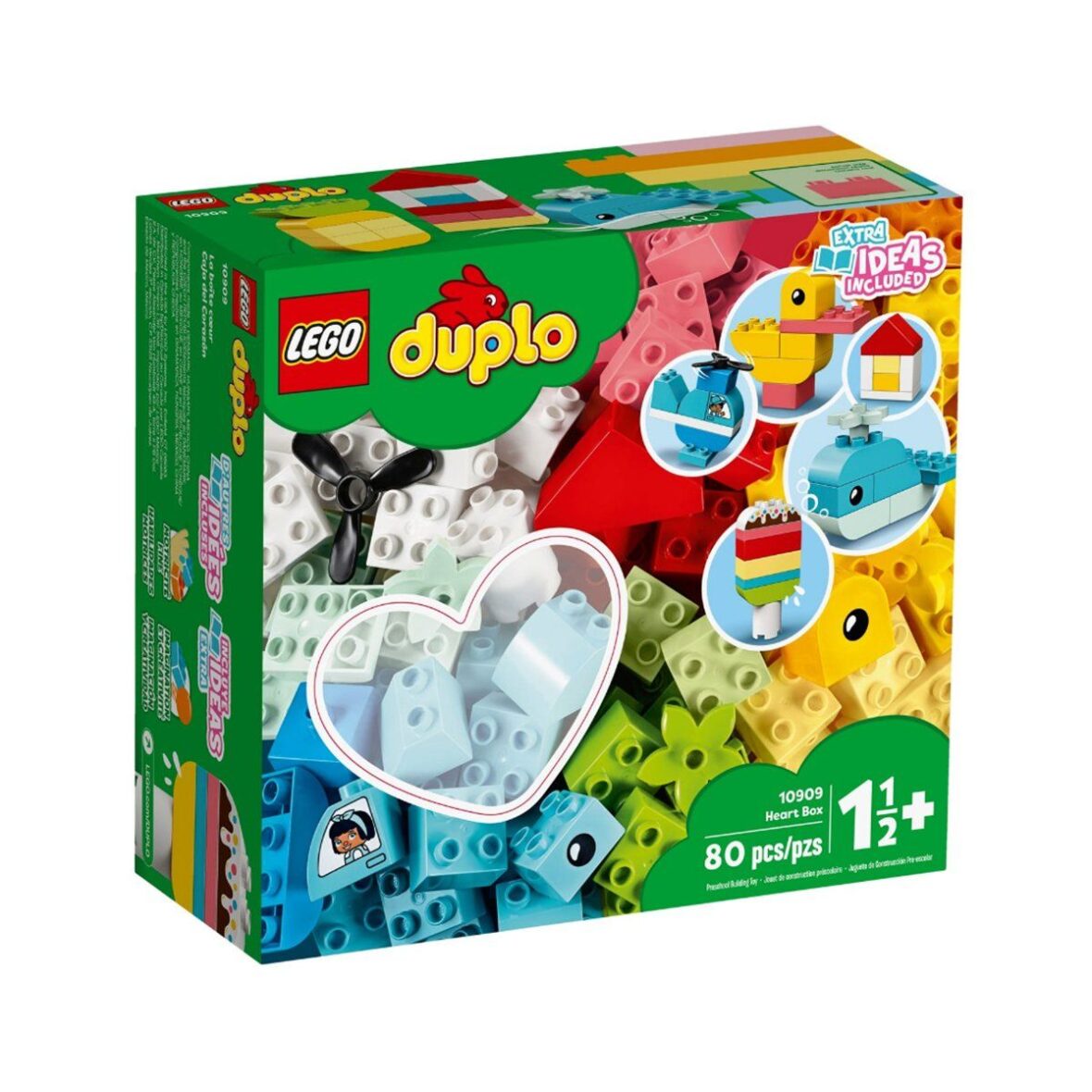 10909 Lego Duplo – Heart Box 80 parça +1,5 yaş