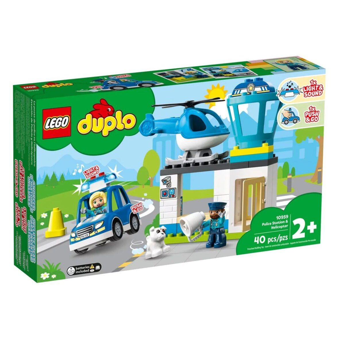 10959 Lego Duplo – Polis Merkezi ve Helikopter 40 parça +2 yaş