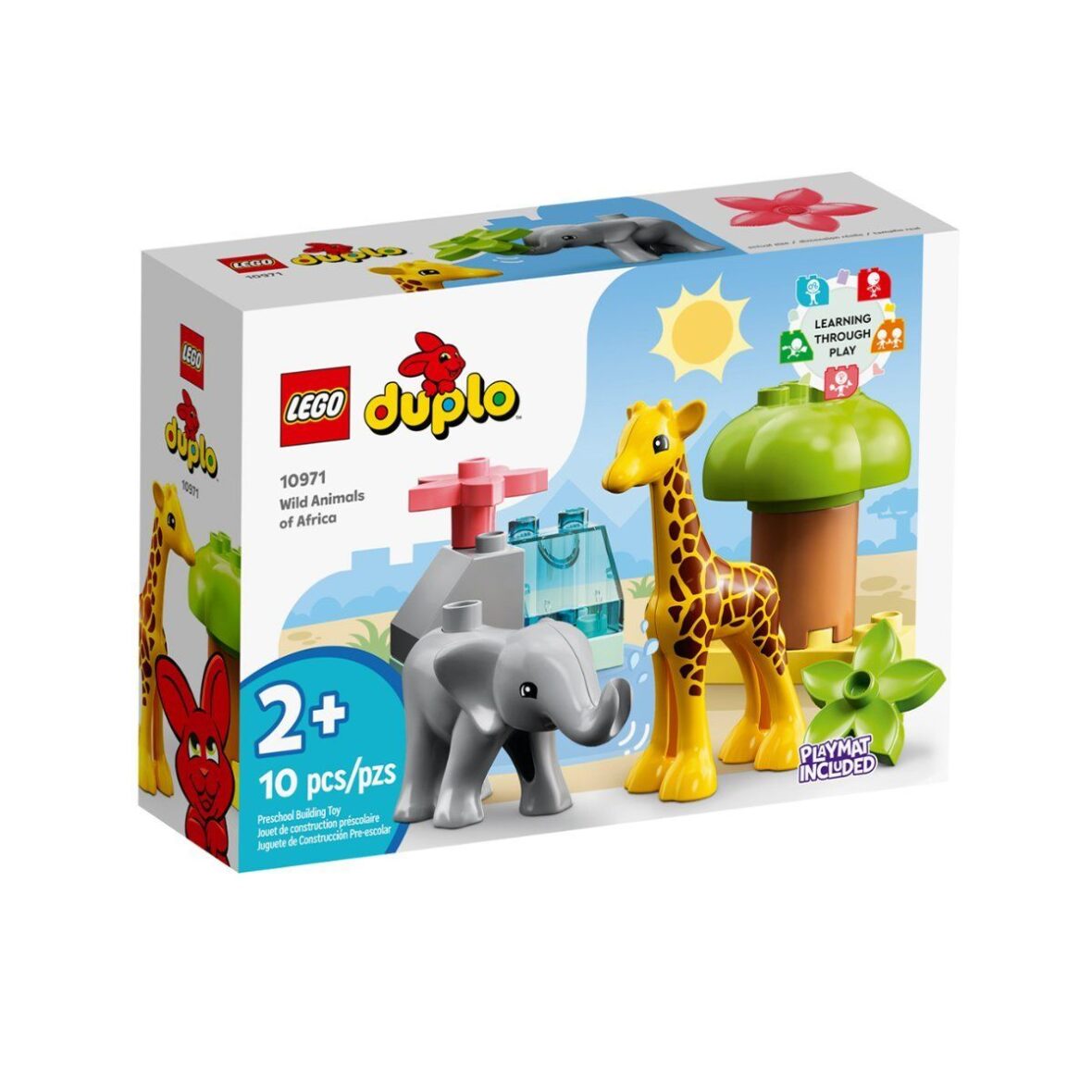 10971 Lego Duplo – Vahşi Afrika Hayvanları, 10 parça +2 yaş