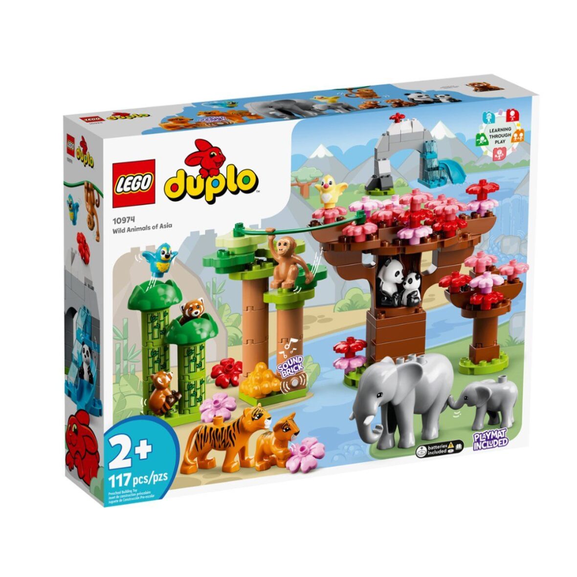 10974 Lego Duplo – Vahşi Asya Hayvanları 117 parça +2 yaş