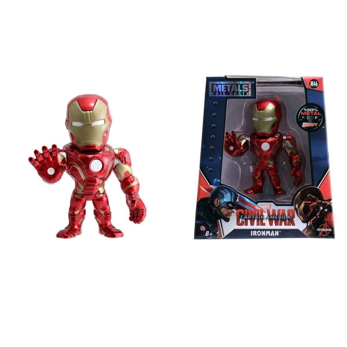 253221010 Jada, Marvel 4 inç Ironman Figür