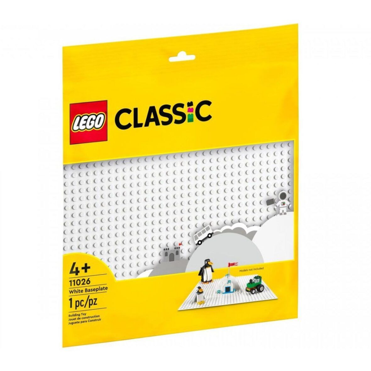 11026 LEGO® Classic Beyaz Taban 1 parça +4 yaş