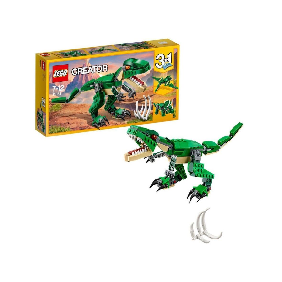 31058 Lego Creator 3ü1 arada Muhteşem Dinozorlar 174 parça +7 yaş