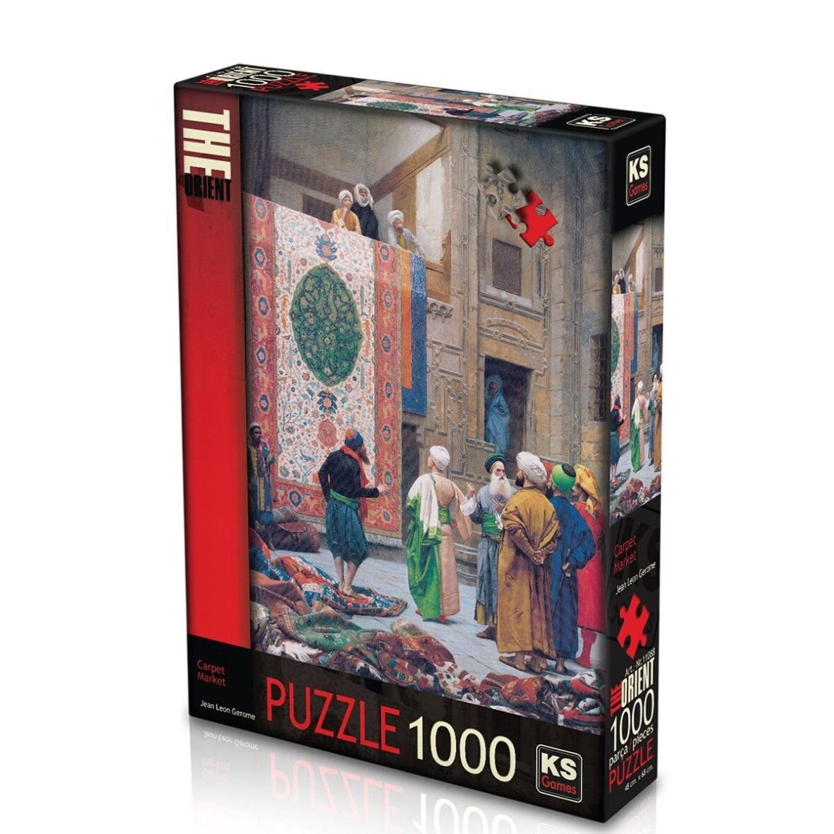 11088 Carpet Market 1000 Parça Puzzle -KS Puzzle