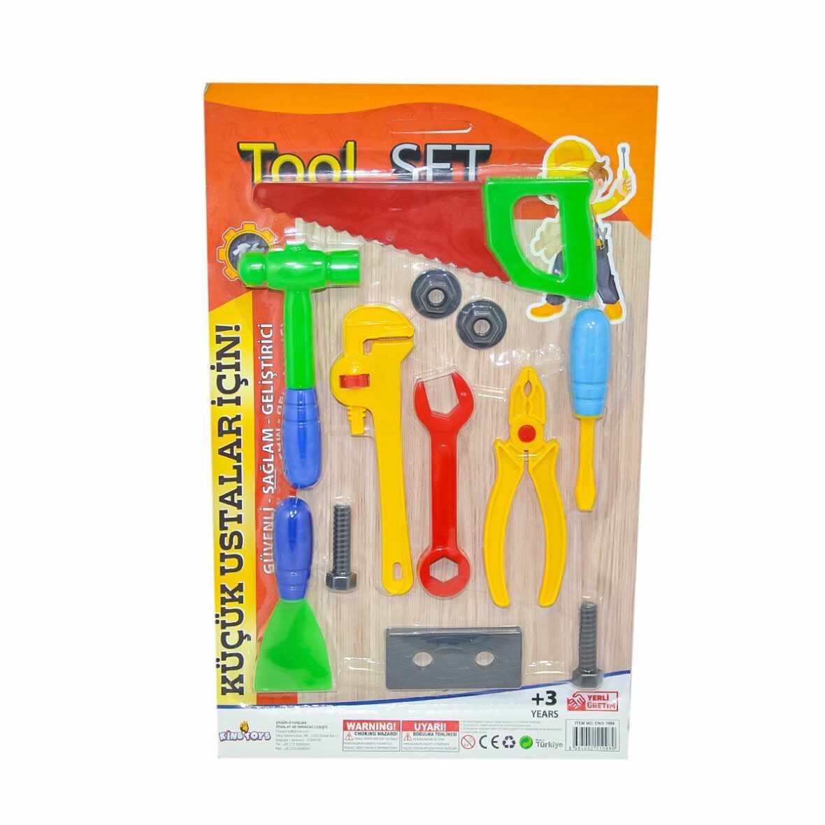 ENG-1098 Kartela Tamir Set- King Toys