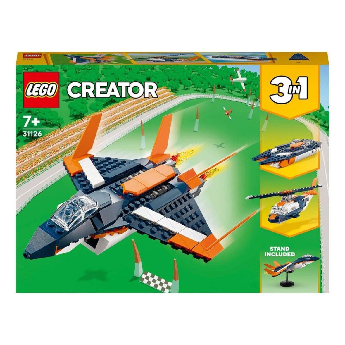 31126 LEGO® Creator 3in1 Süpersonik Jet 210 parça +7 yaş