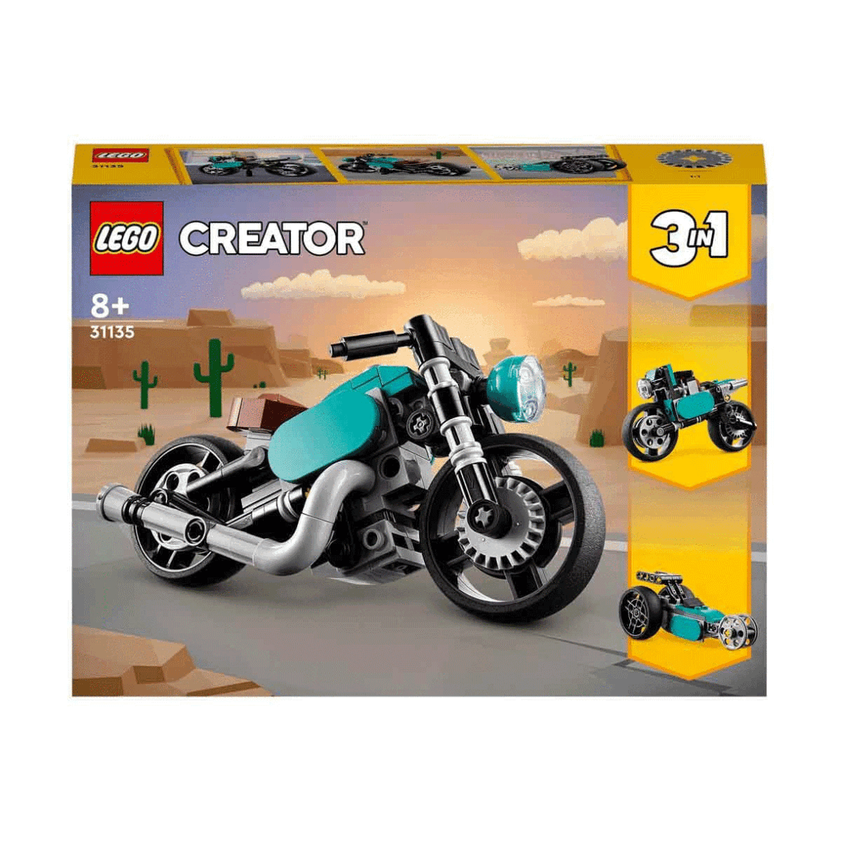 31135 LEGO® Creator 3in1 – Klasik Motosiklet 128 parça +8 yaş