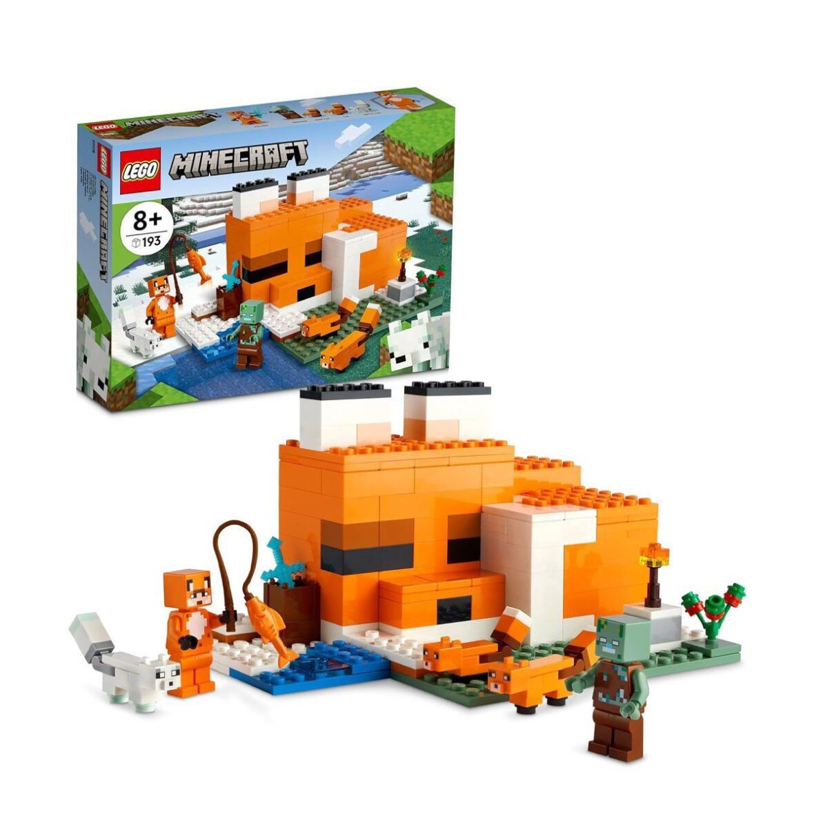 21178 LEGO® Minecraft™ Tilki Kulübesi, 193 parça, +8 yaş