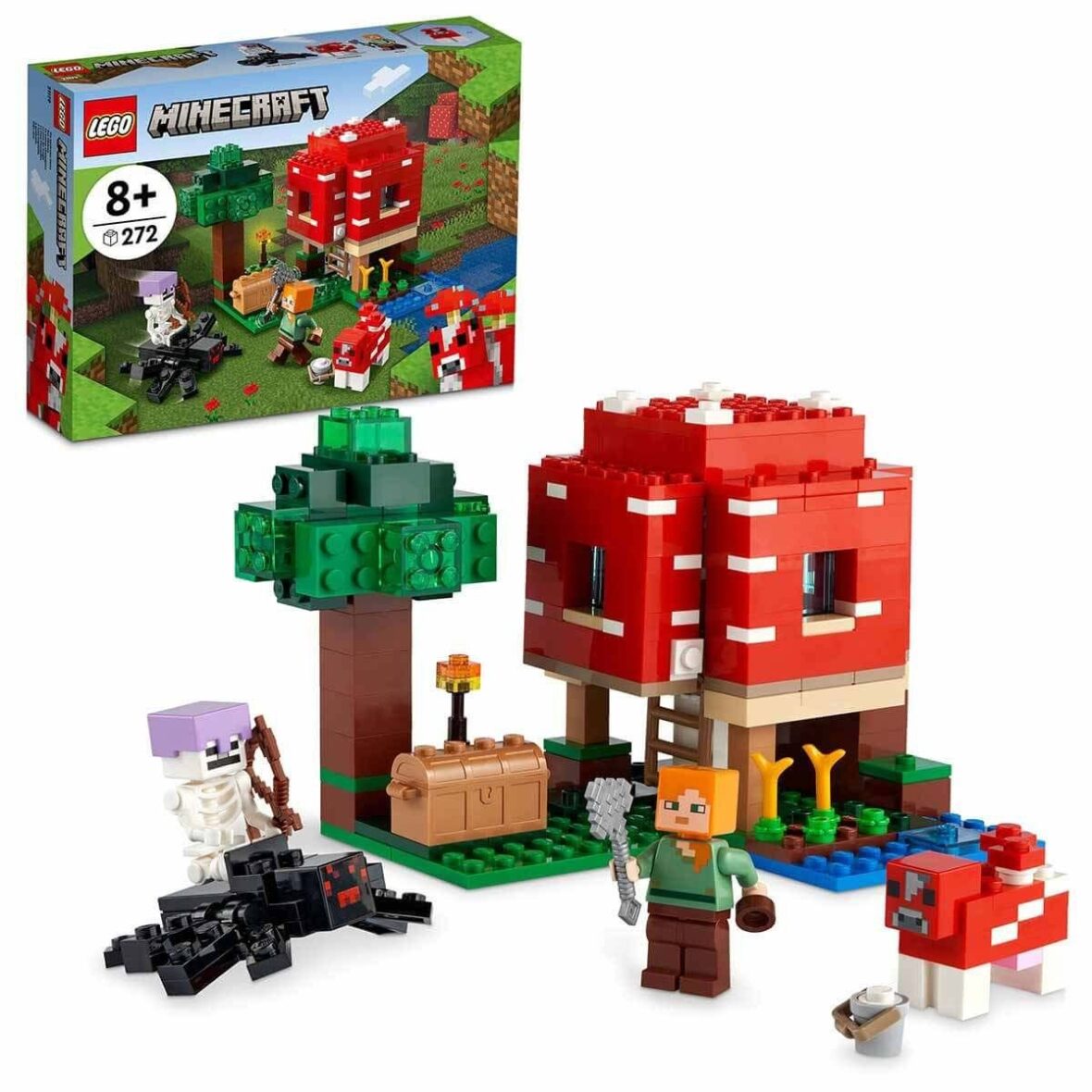 21179 LEGO® Minecraft™ Mantar Evi, 272 parça, +8 yaş