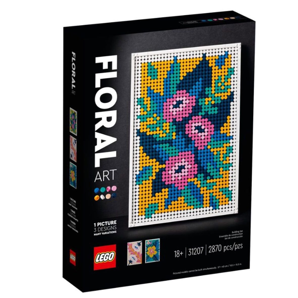 31207 LEGO® Floral Art Çiçek Resmi 2870 parça +18 yaş