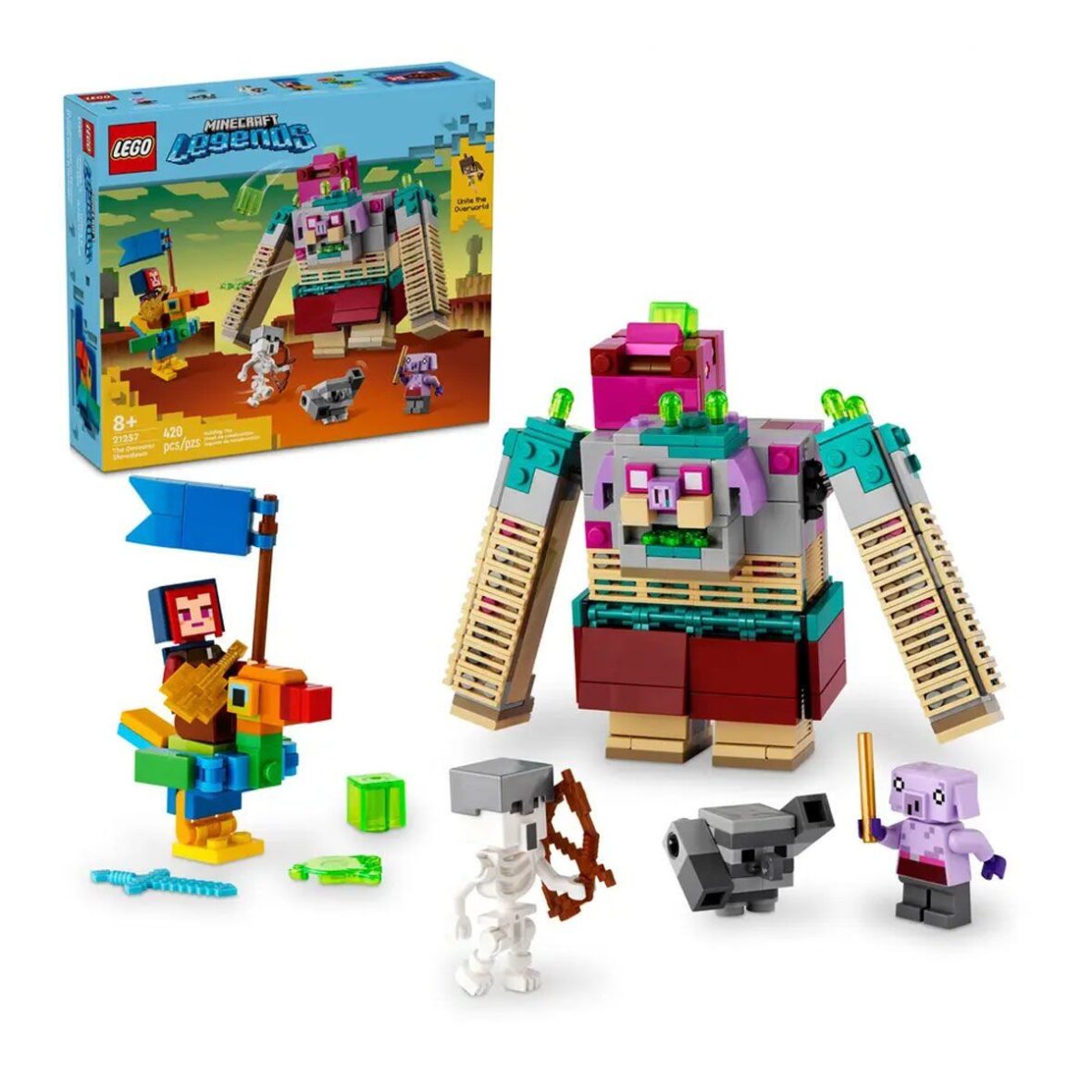 21257 LEGO® Minecraft® Yutucu Hesaplaşması 420 parça +8 yaş