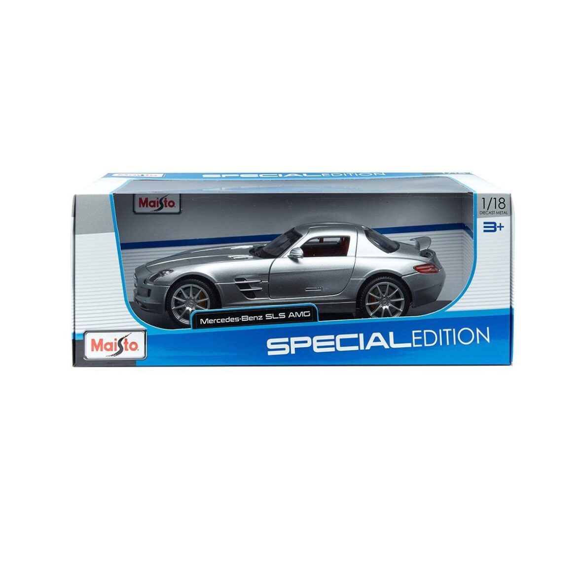 MAIS 31389 Maisto 1/18 Mercedes-Benz SLS AMG Model Araba -Necotoys