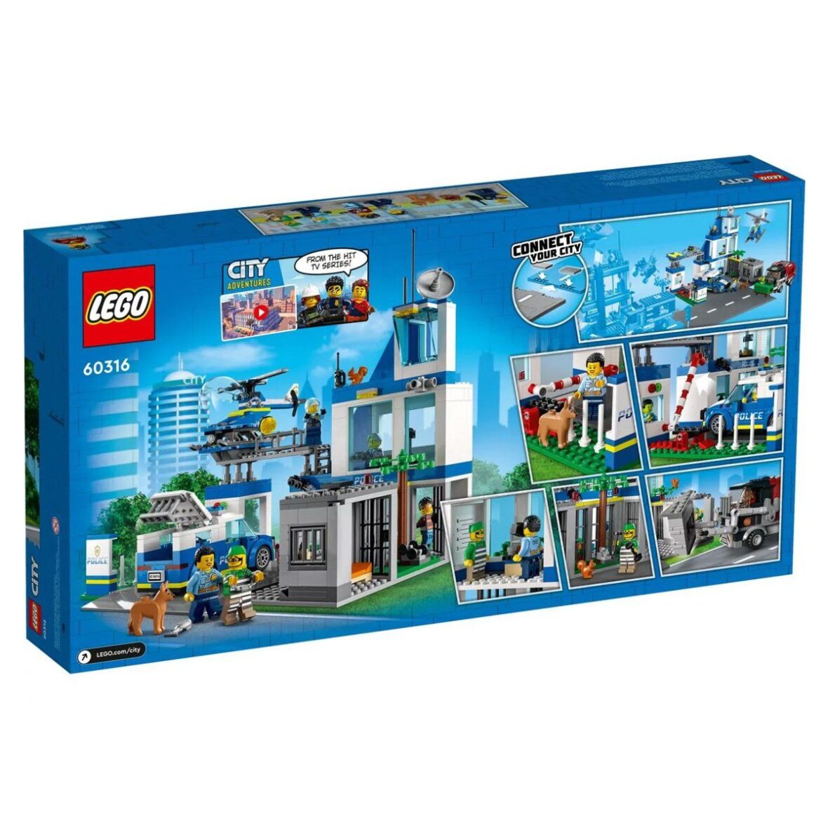 60316 Lego City – Polis Merkezi 668 parça +6 yaş