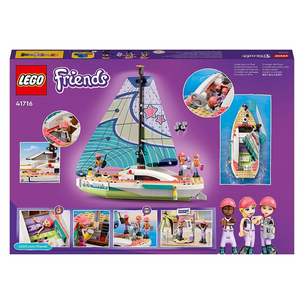 41716 LEGO® Friends – Stephanie’nin Yelkenli Macerası 304 parça +7 yaş