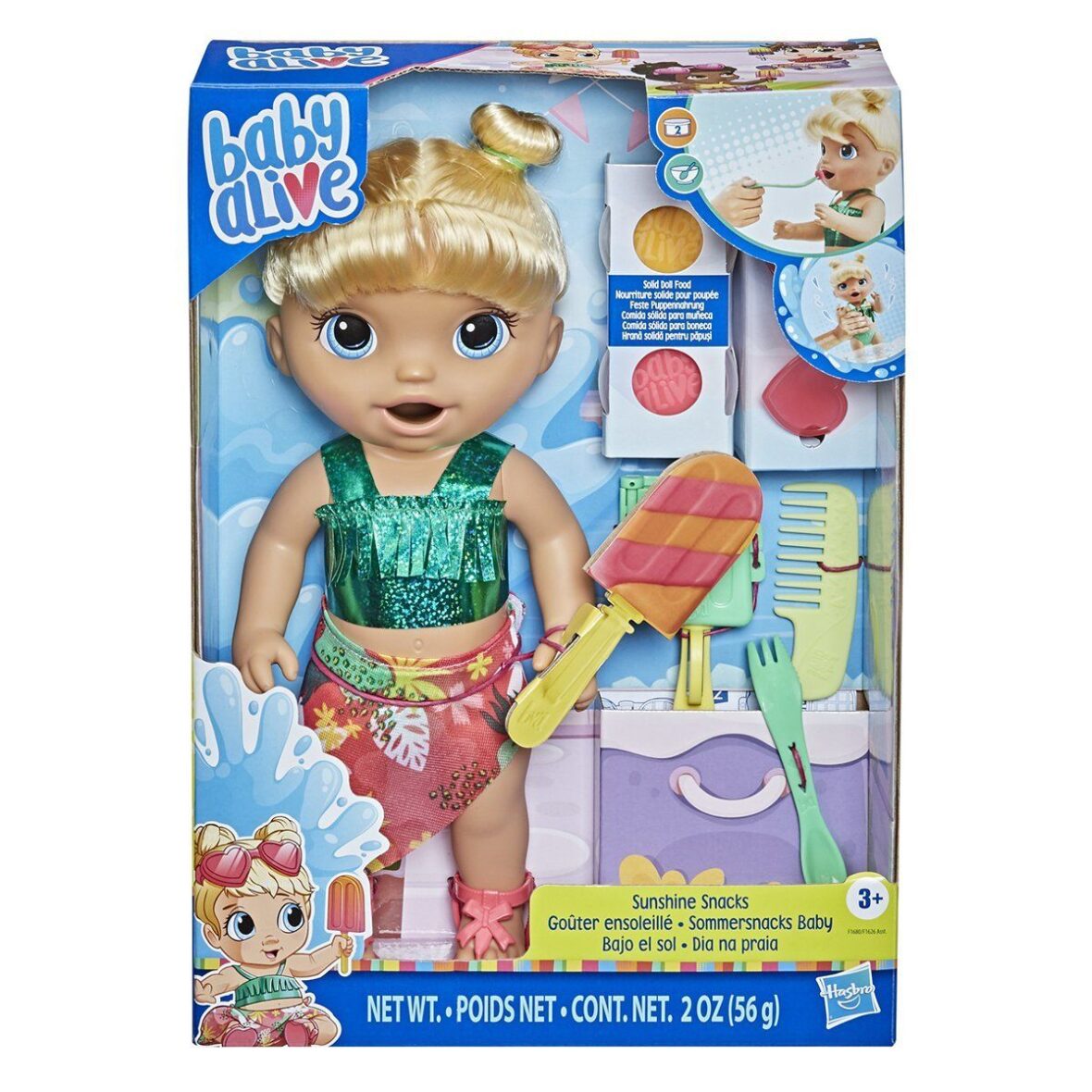 F1680 Baby Alive Bebeğimle Yaz Eğlencesi – Sarışın