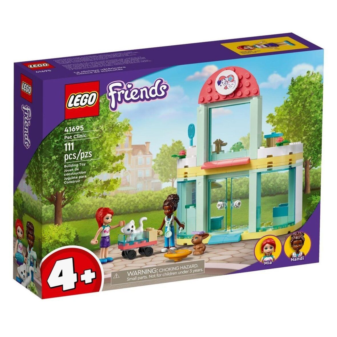 41695 LEGO® Friends – Evcil Hayvan Kliniği, 111 parça +6 yaş