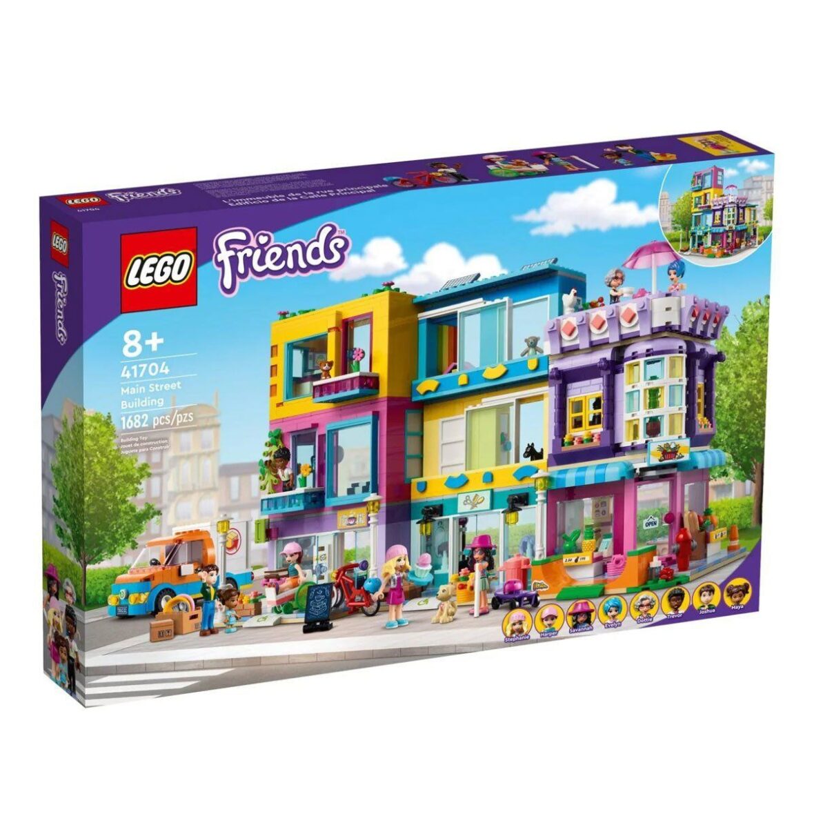 41704 LEGO® Friends – Ana Cadde Binası, 1682 parça +8 yaş