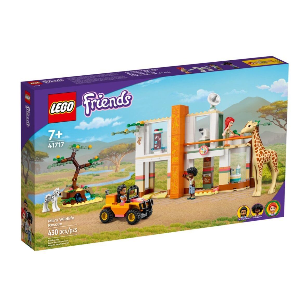 41717 Lego Friends – Mianın Vahşi Hayvan Kurtarma Merkezi, 430 parça +7 yaş