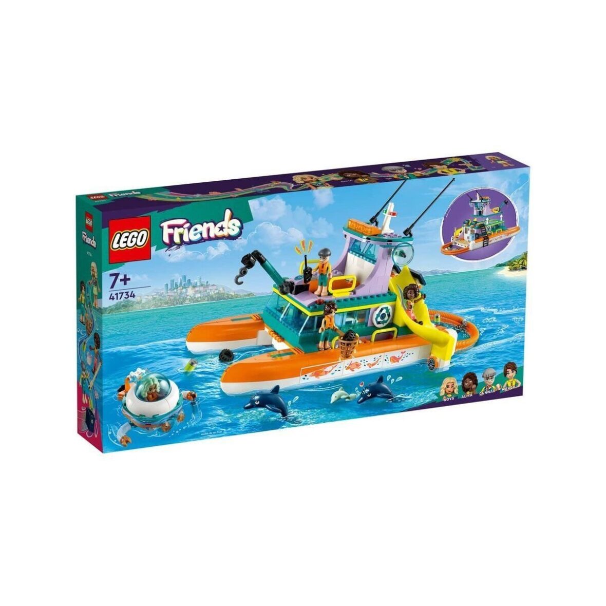 41734 LEGO® Friends – Kurtarma Teknesi 717 parça +7 yaş