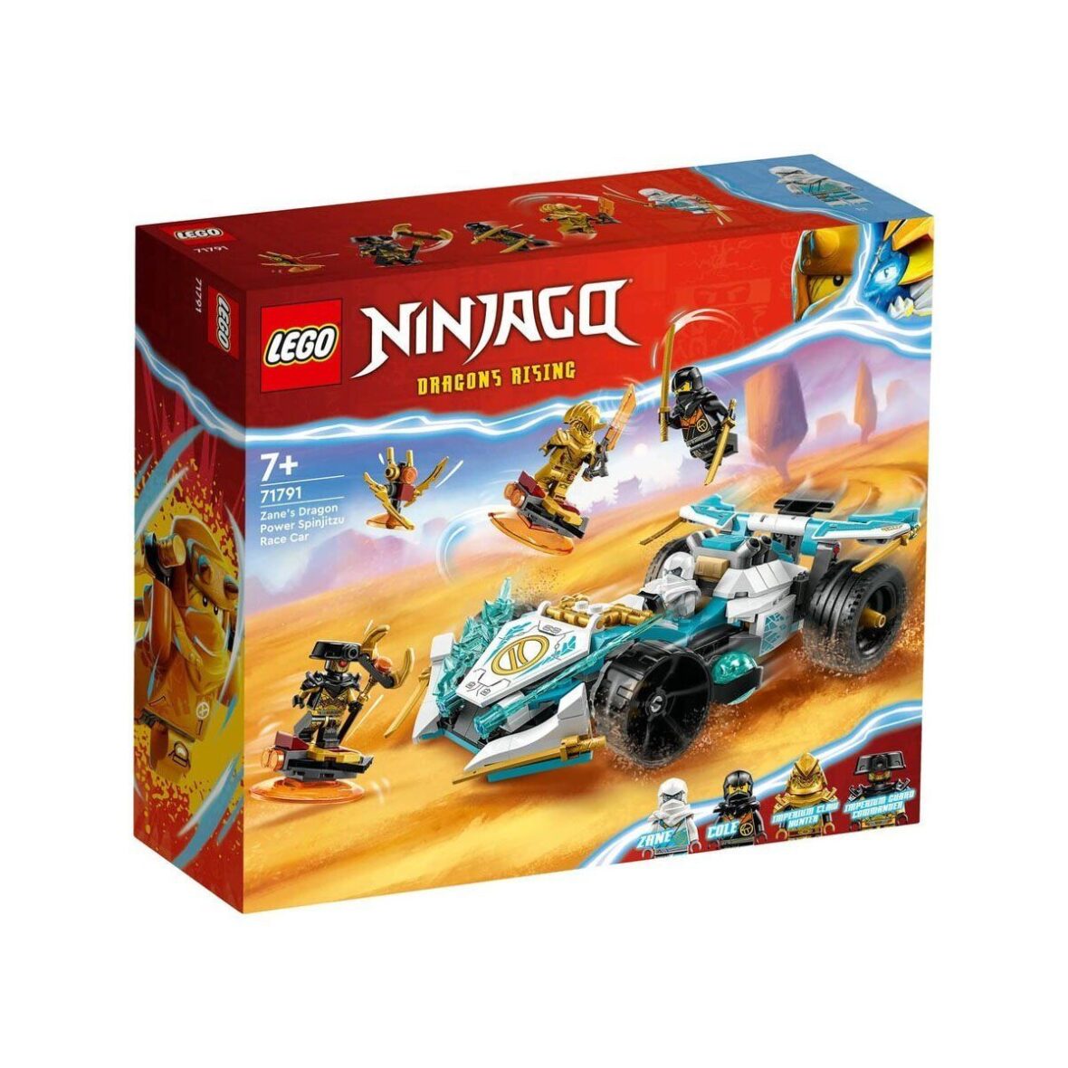 71791 LEGO® Ninjago® – Zane’in Ejderha Gücü Spinjitzu Yarış Arab 307 parça +7 yaş