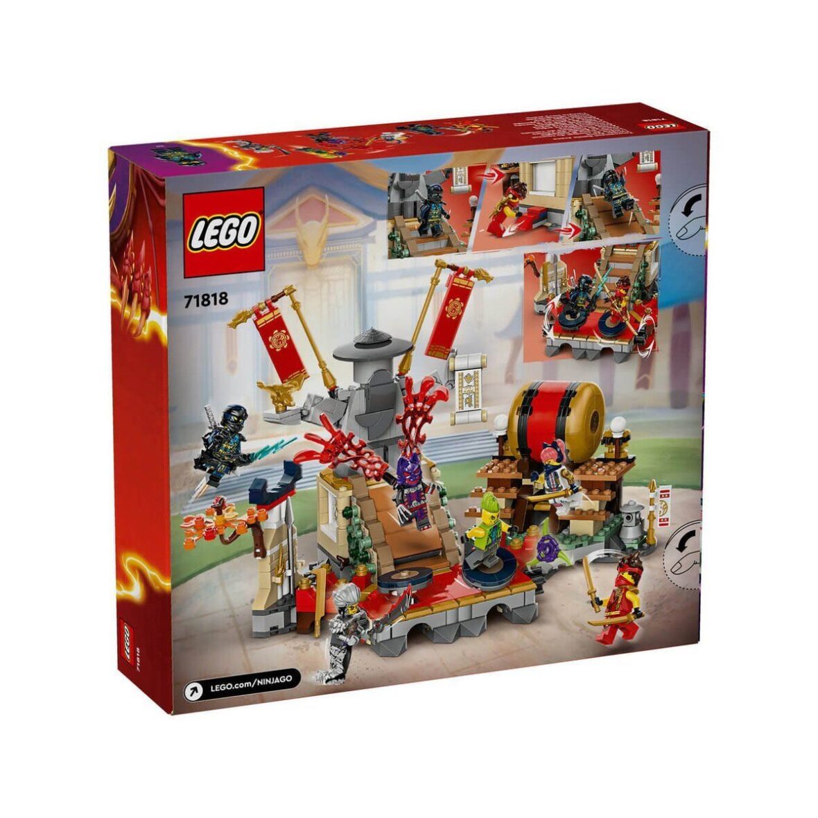 71818 Lego Ninjago Turnuva Savaş Arenası 659 parça +7 yaş