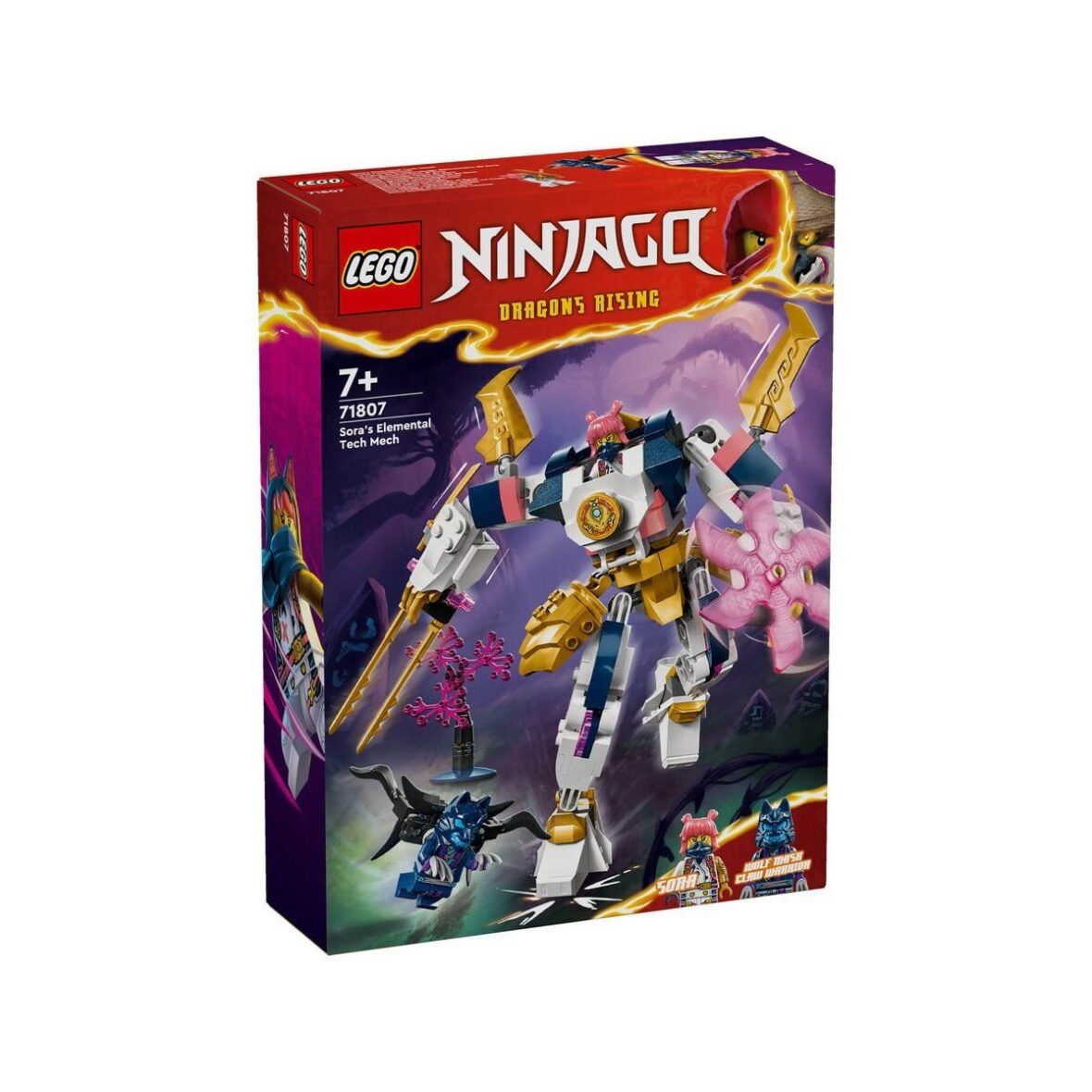 71807 LEGO® NINJAGO® Sora’nın Teknoloji Elementi Robotu 209 parça +7 yaş