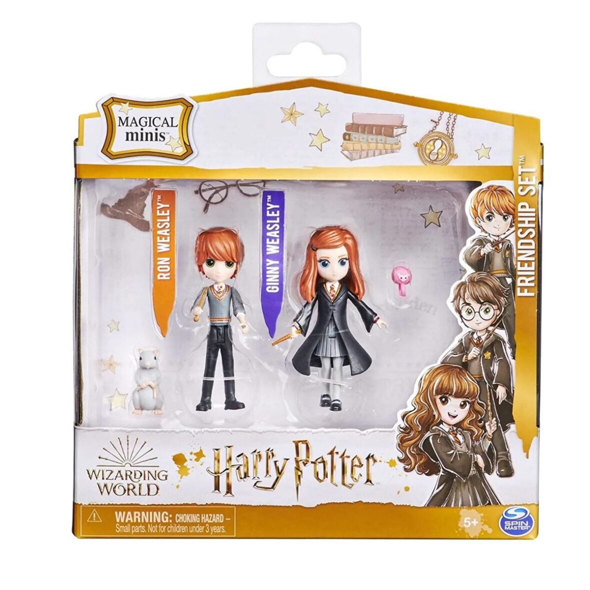 6061834 Ron and Ginny Weasley – Magical Minis, 8 cm, Harry Potter, +5 yaş