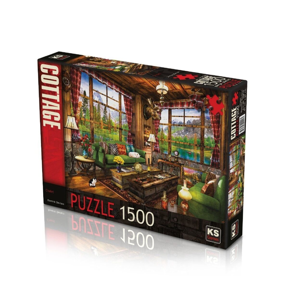 22016 Dağ Evi 1500 Parça Puzzle -KS Puzzle