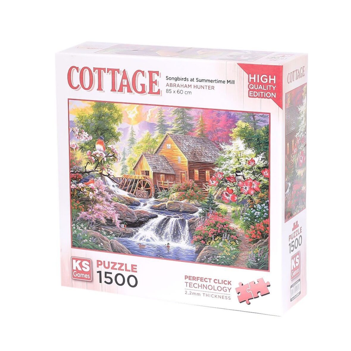 22027 Songbirds at Summertime Mill 1500 Parça Puzzle -KS Puzzle