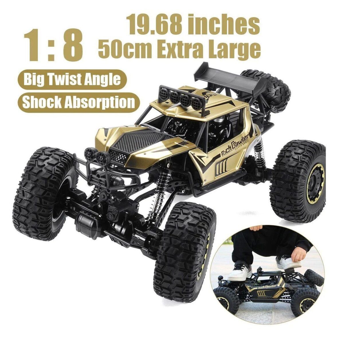 2028 1 8 4X4 Dev Rock Crawler -Gepettoys