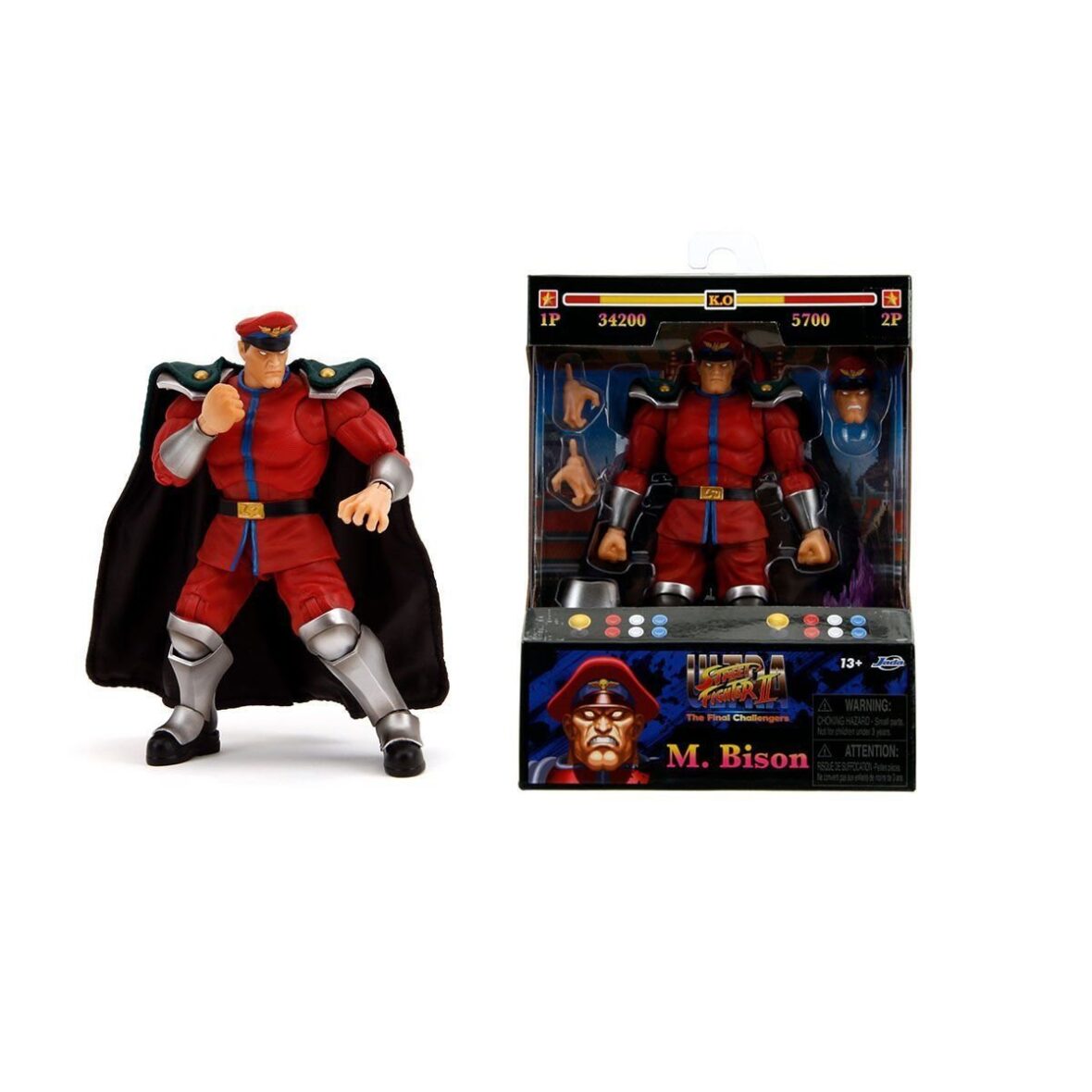 253252030 Street Fighter II M Bison 6 Figür