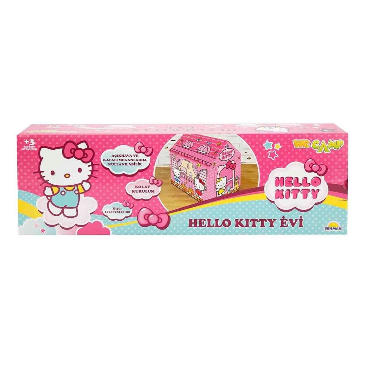 02035 Hello Kitty Oyun Çadırı 100x70x100cm -Sunman