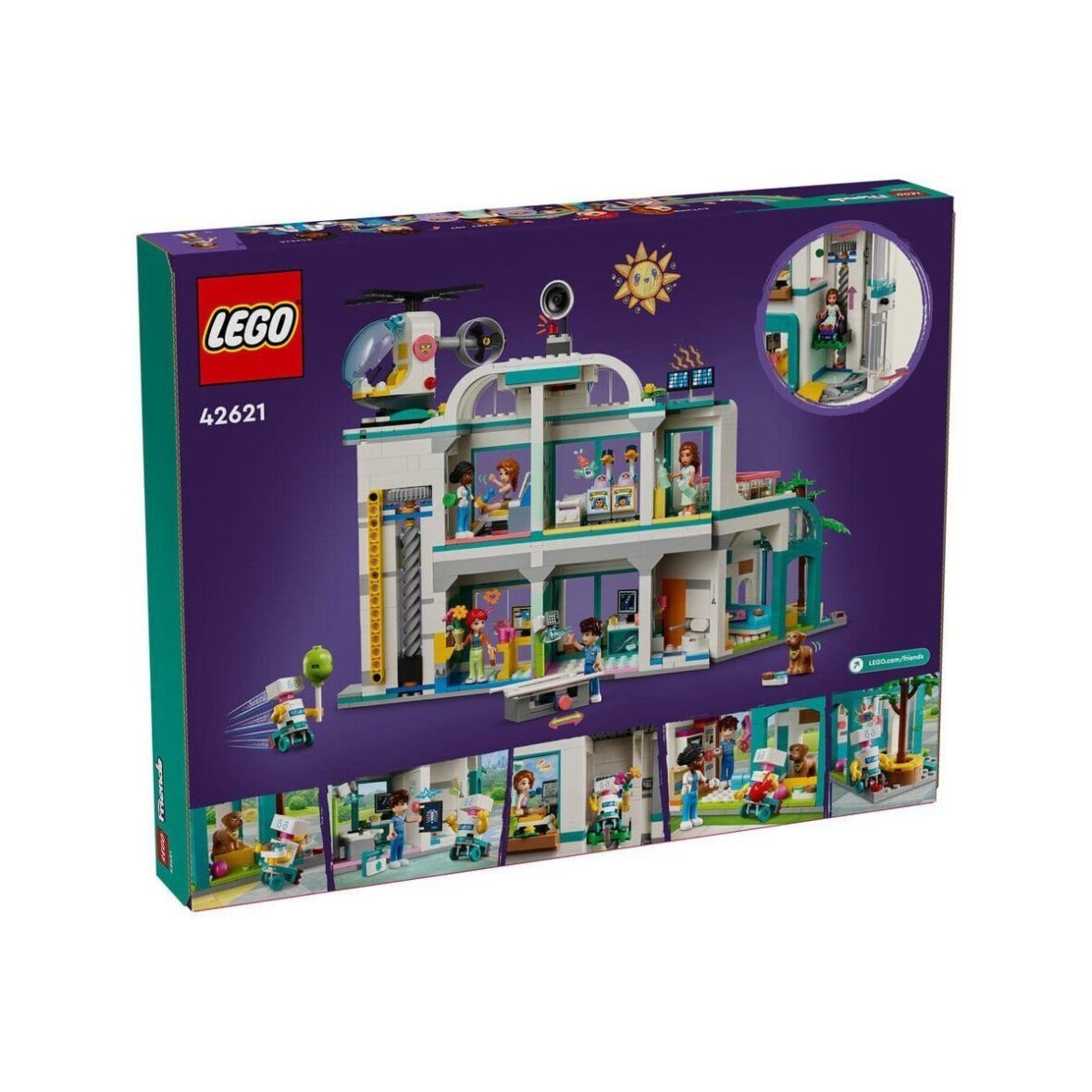 42621 LEGO® Friends Heartlake City Hastanesi 1045 parça +7 yaş