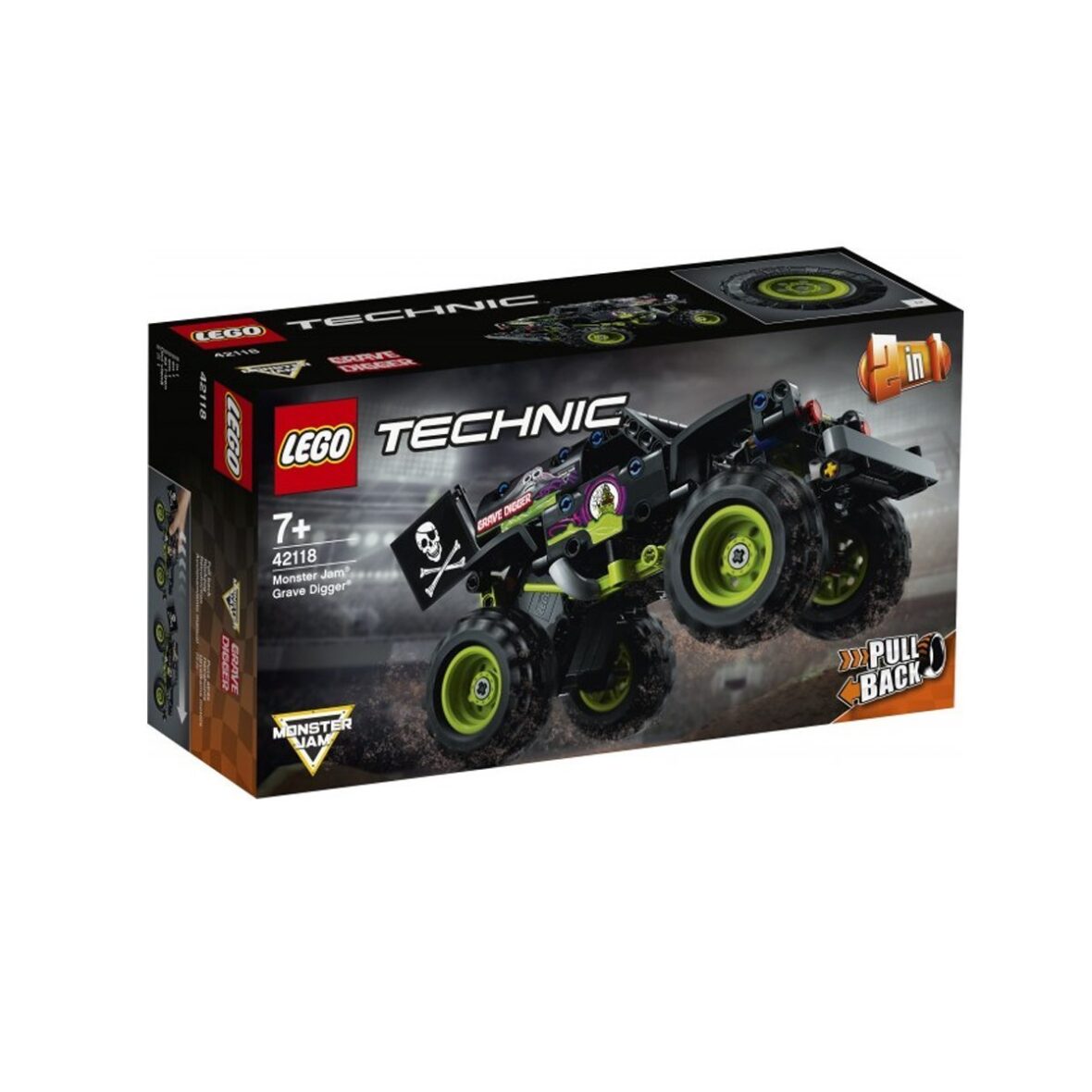 42118 LEGO® Technic Monster Jam® Grave Digger® 212 parça +7 yaş